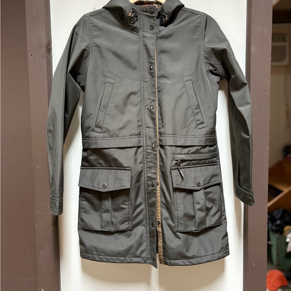 Roots Canada fleece lined rain jacket